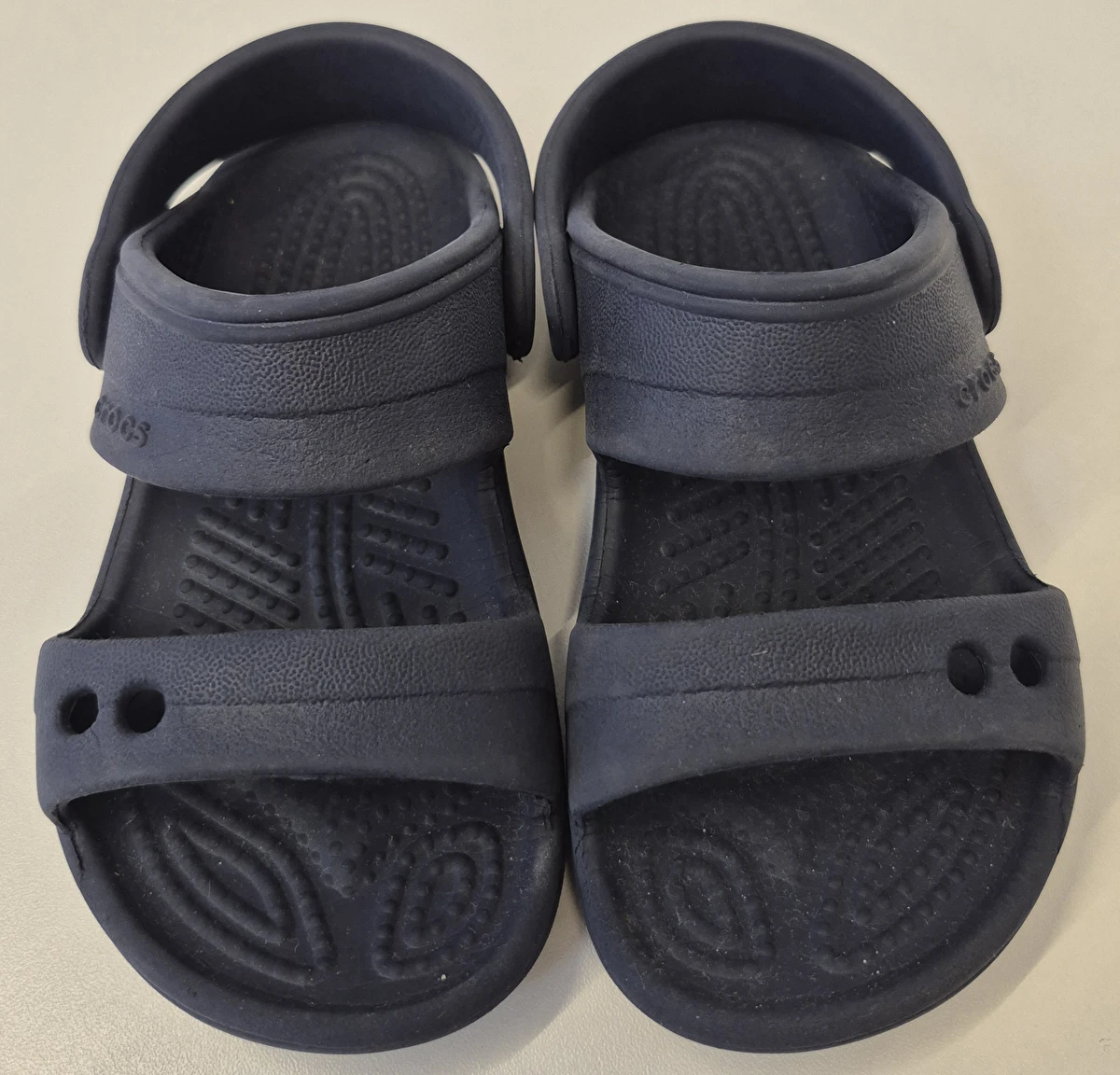 Sandália Sem Ajuste Azul Crocs C 8-9