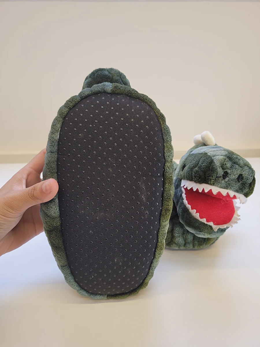 Pantufa Dinossauro Verde Palomino 29-30