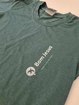 Uniforme Camiseta Manga Curta Verde Bom Jesus 6 Anos