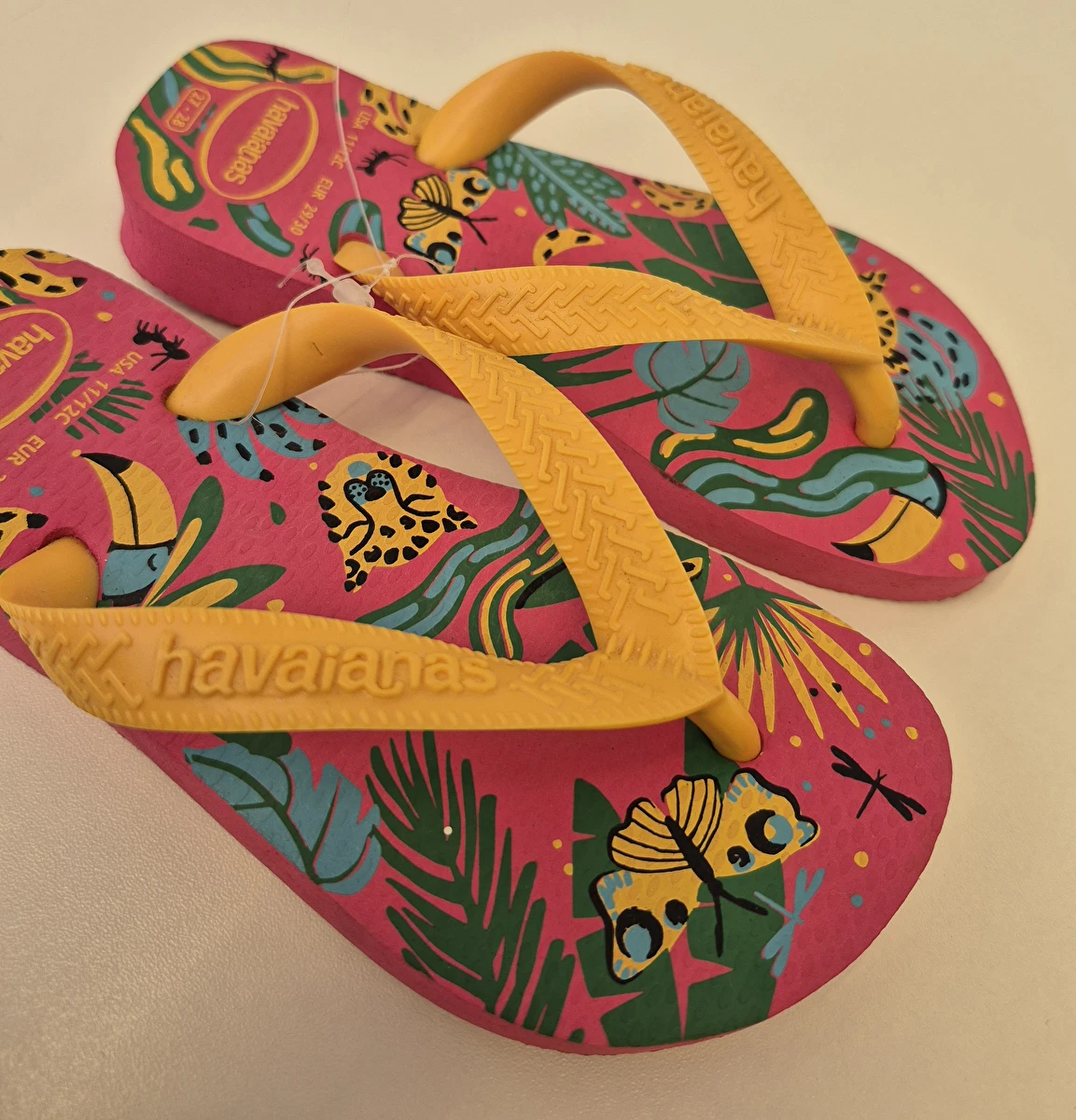 Chinelo Estampa Borboleta/Tigre/Nova Rosa Havaianas 27-28