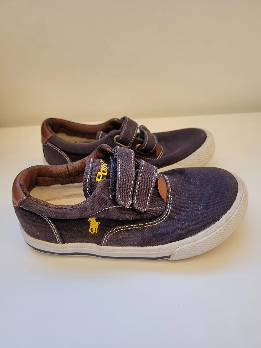 Sapatenis Sem Cadarço Preto Polo Ralph Lauren 25