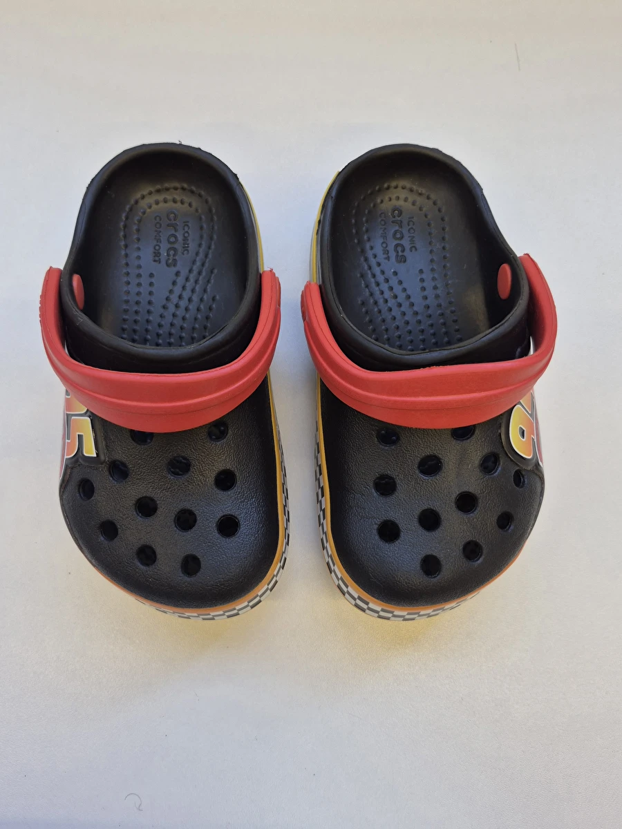 Sandália Modelo Tradicional/Carros Preto Crocs C 8