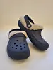 Sandália Modelo Tradicional Com Pêlo Dentro Azul Crocs C12-13
