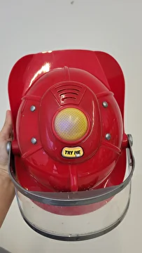 Brinquedos Capacete / Musical Vermelho Sem Marca