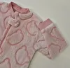 Macacão Manga Longa Com Zíper/Tipo Fleece Rosa Acessories 1 Ano