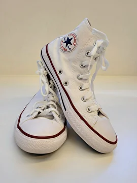 Tênis Cano Médio/Com Cadarço Branco All Star 32
