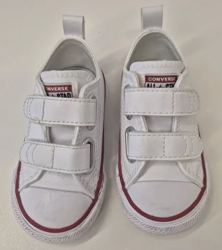 Tênis Com Velcro Branco All Star 21