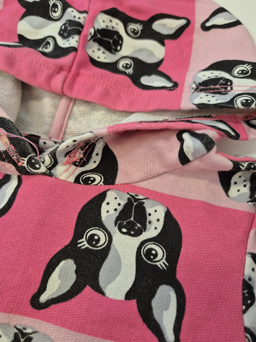 Vestido Manga Longa/Com Capuz Rosa Animê 1 Ano