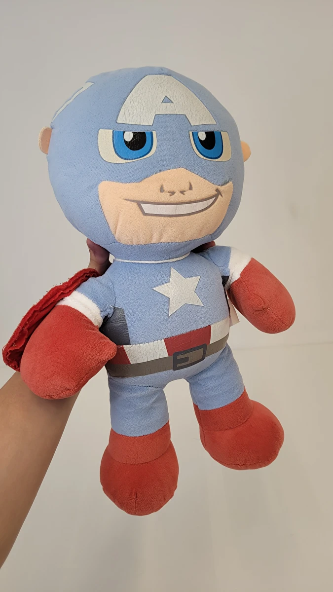 Pelúcia Capitão América Azul Buba
