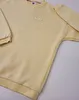 Moletom Com Pelúcia Dentro/Liso Amarelo Fila 16 Anos