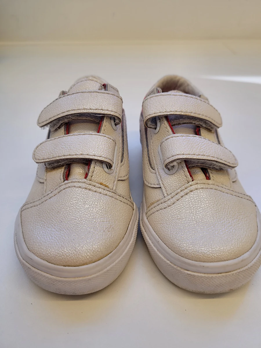 Tênis Com Velcro Bege Vans 24
