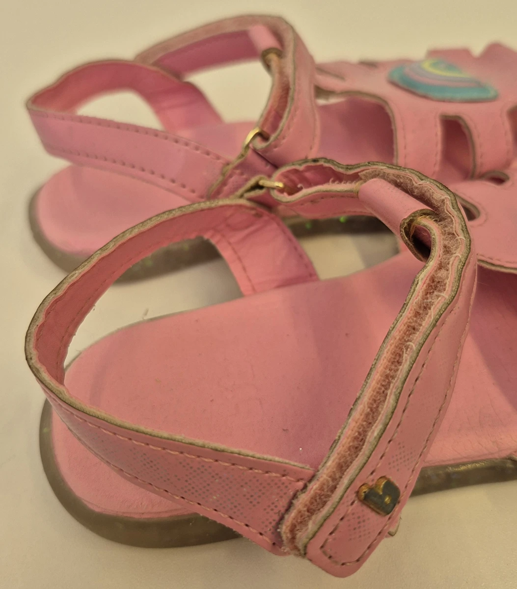 Sandália Com Velcro Rosa Bibi 26