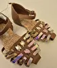 Sandália Com Velcro/Nova Caramelo Osh Kosh 24
