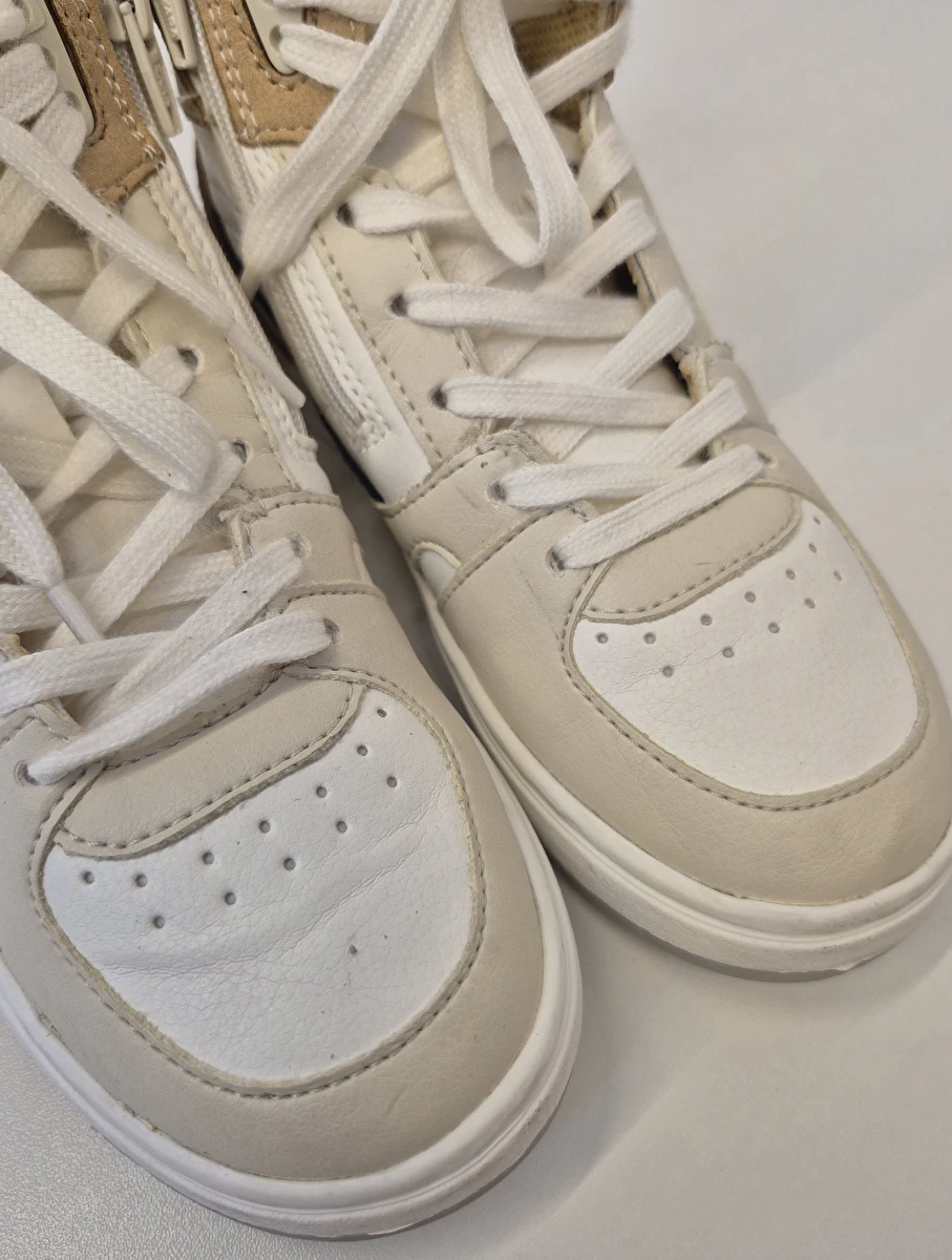 Tênis Cano Médio/Com Cadarço Branco Zara 29