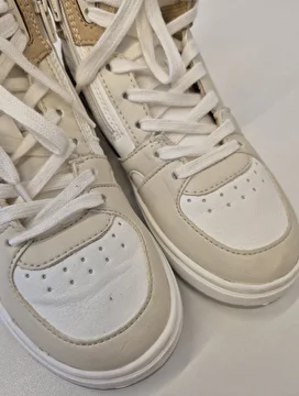 Tênis Cano Médio/Com Cadarço Branco Zara 29