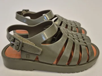 Sandália Com Velcro Verde Melissa 23-24