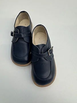 Sapato Com Fivela Azul Aurora 21