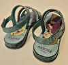 Sandália Com Regulagem De Furinhos/Frozen Verde Melissa 26-27
