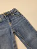 Calça Com Ajuste Na Cintura/Zíper/Botão/Tipo Jeans Azul Gap 2 Anos