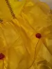 Fantasia Vestido/Bela Da Bela E A Fera Amarelo Tango Fashion 6 Anos