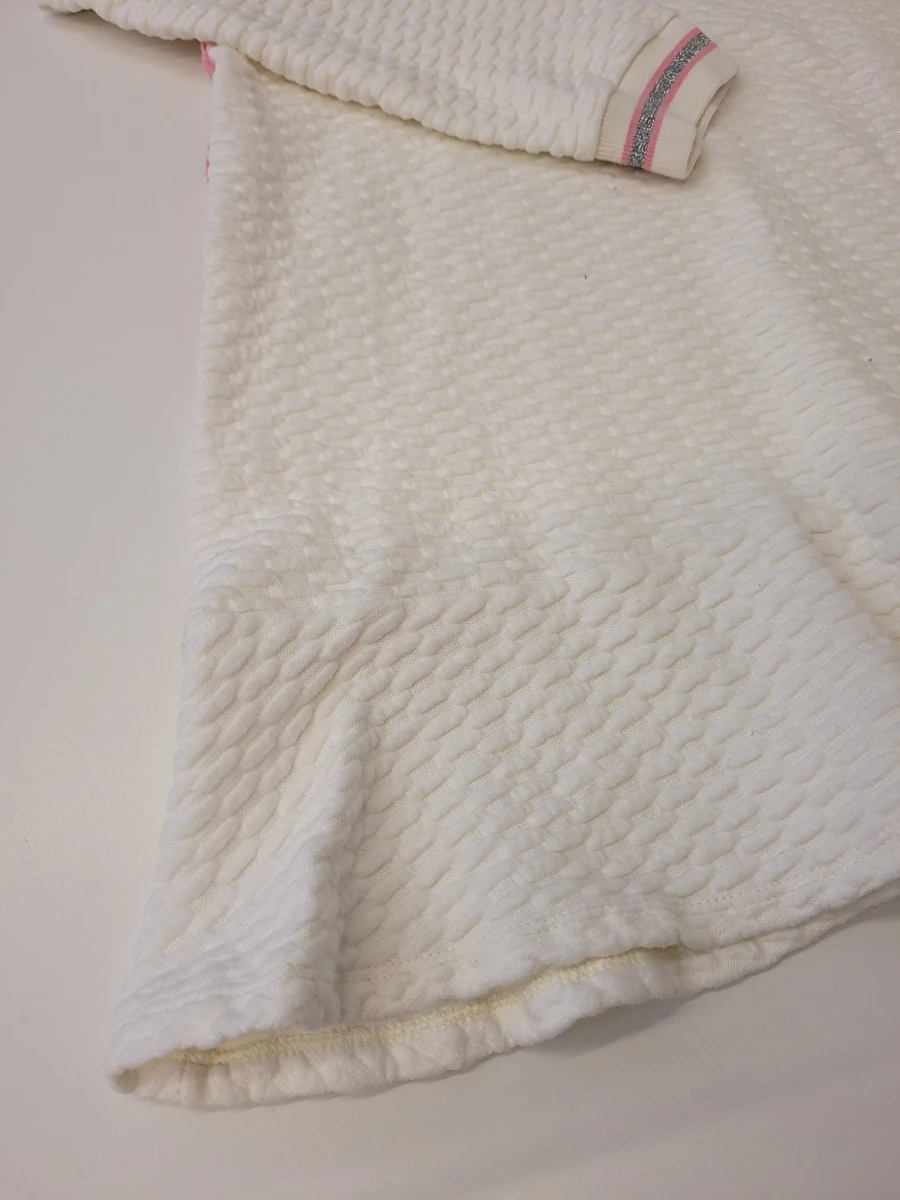 Vestido Manga Longa Off White Marisol 14 Anos