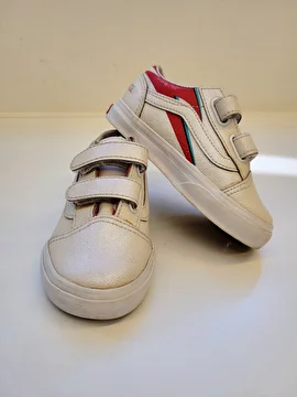 Tênis Com Velcro Bege Vans 24