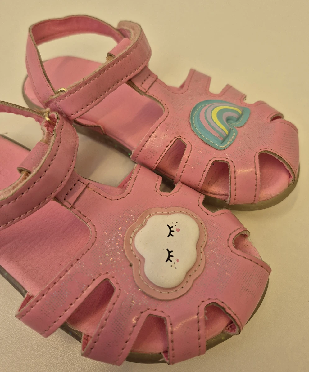 Sandália Com Velcro Rosa Bibi 26