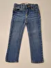Calça Com Ajuste Na Cintura/Zíper/Botão/Tipo Jeans Azul Gap 2 Anos