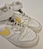 Tênis Cano Médio Com Velcro Branco Nike 30