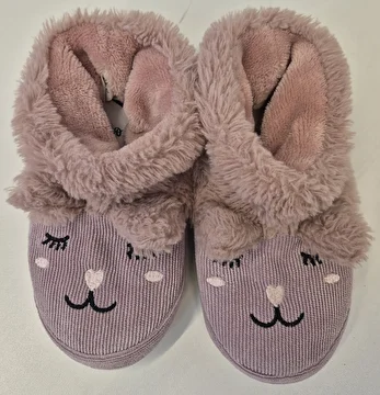 Pantufa Com Pêlos Rose Stuf 25-26
