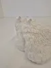Pantufa Com Pelo Off White Sem Marca 19-20