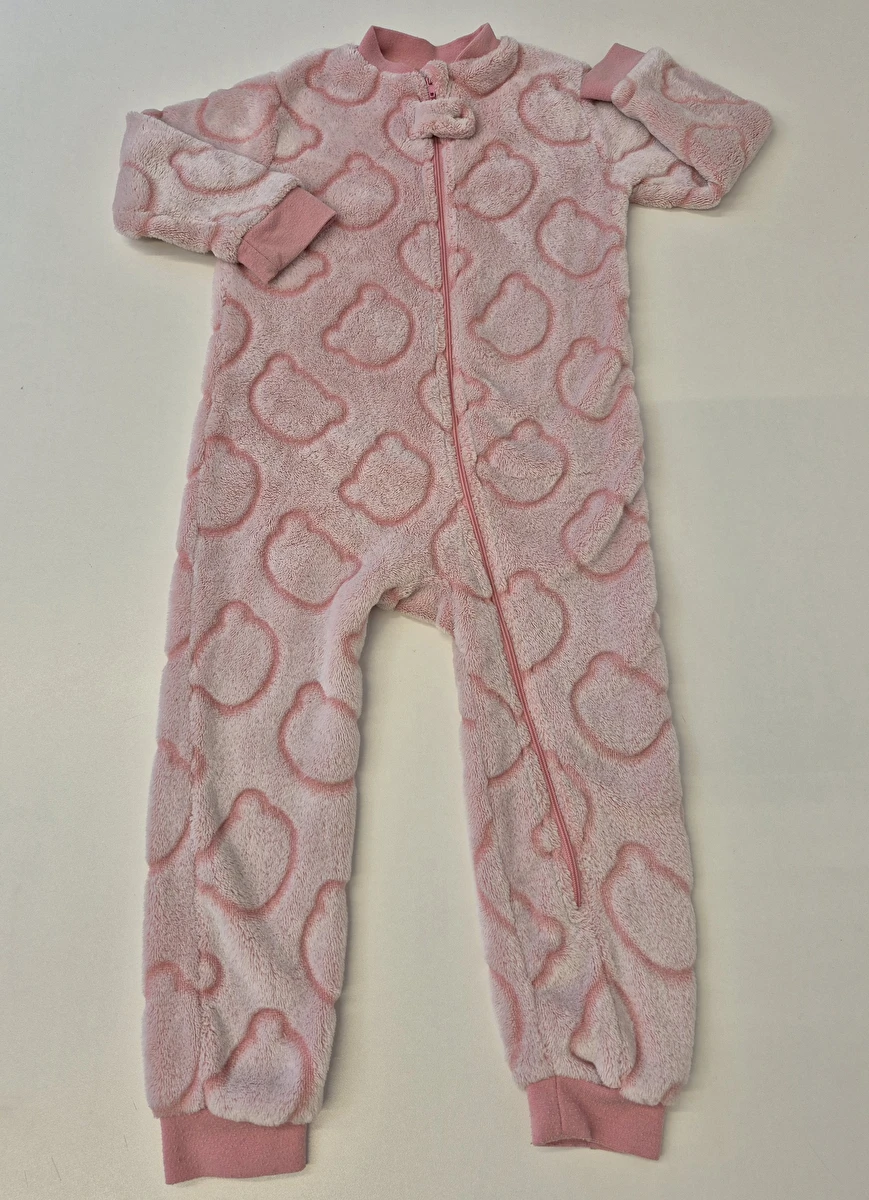 Macacão Manga Longa Com Zíper/Tipo Fleece Rosa Acessories 1 Ano