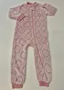 Macacão Manga Longa Com Zíper/Tipo Fleece Rosa Acessories 1 Ano