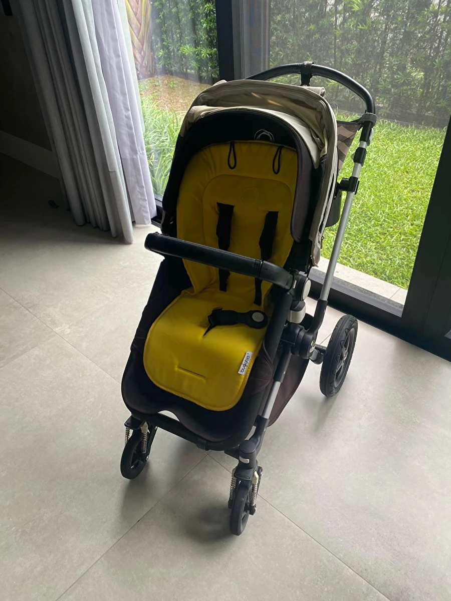 Carrinho Cameleon 3 Plus 2 Em 1 Versátil E Fácil Cinza Bugaboo