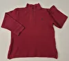 Suéter Com Zíper /Tipo Tricô Vermelho Polo Ralph Lauren 4 Anos
