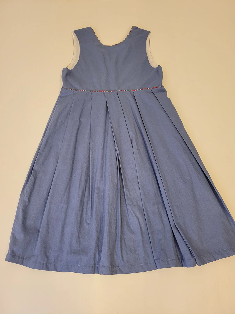 Vestido Com Detalhe Floral Vermelho Novo Azul Renata Carlotto 12 Anos