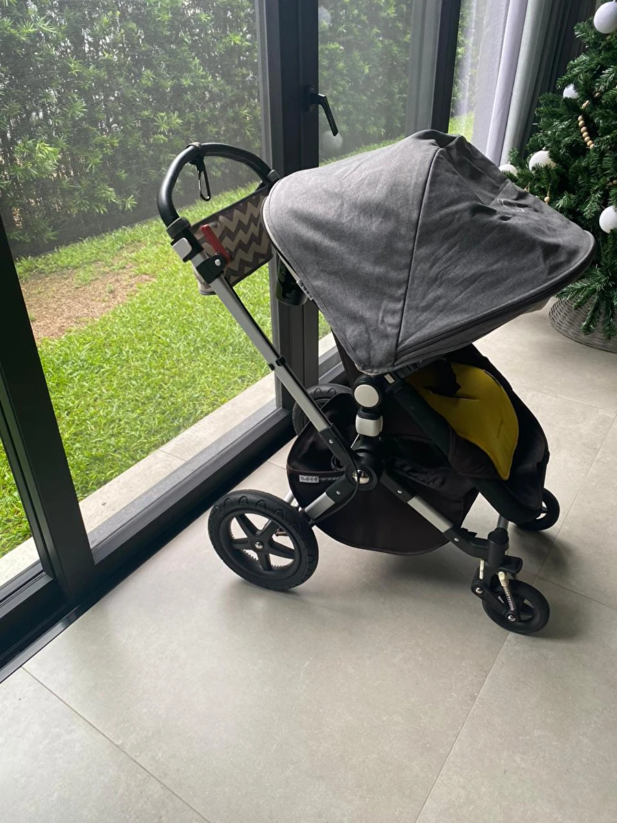 Carrinho Cameleon 3 Plus 2 Em 1 Versátil E Fácil Cinza Bugaboo