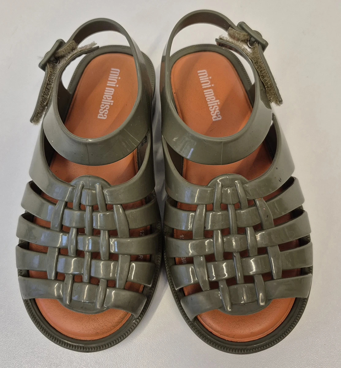 Sandália Com Velcro Verde Melissa 23-24