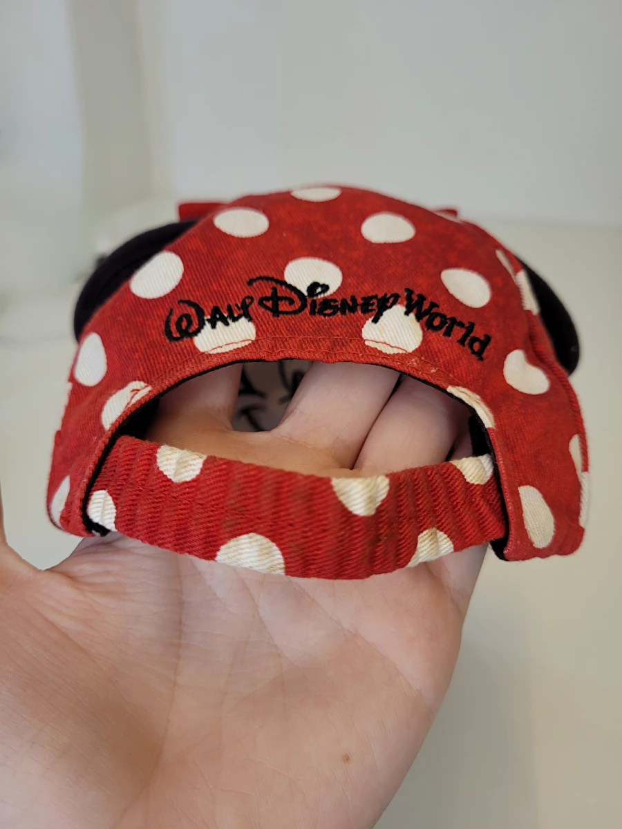Boné Algodão Com Elástico/ 50 Cm Vermelho Disney
