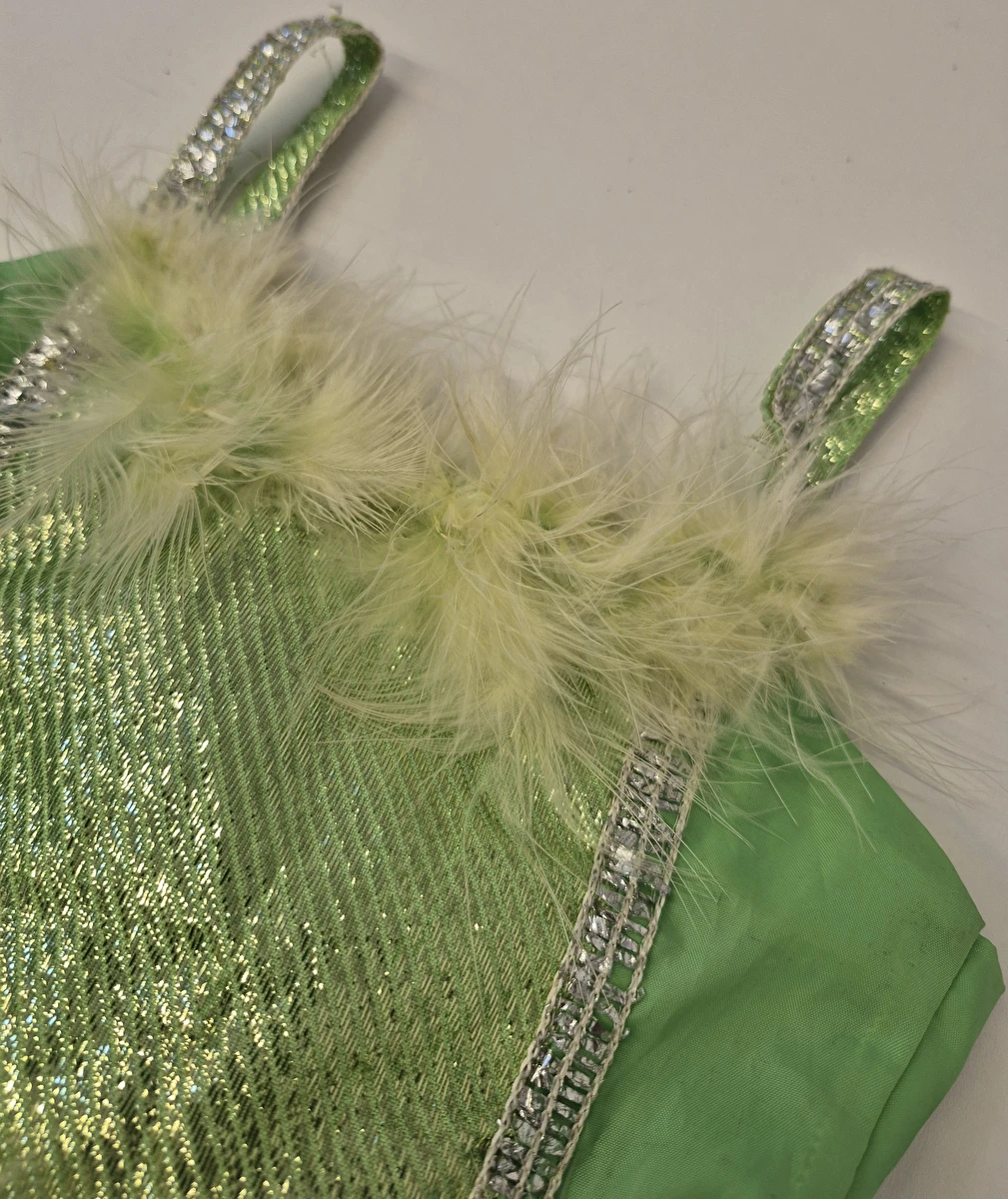 Fantasia Vestido/Sininho Verde Tango Fashion 4 Anos