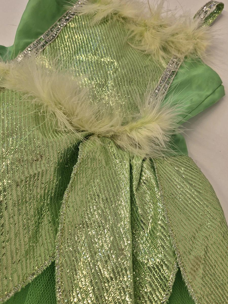 Fantasia Vestido/Sininho Verde Tango Fashion 4 Anos