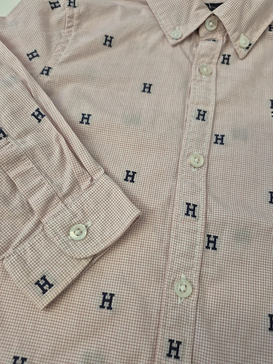 Camisa Manga Longa Rosa Tommy Hilfiger 2 Anos