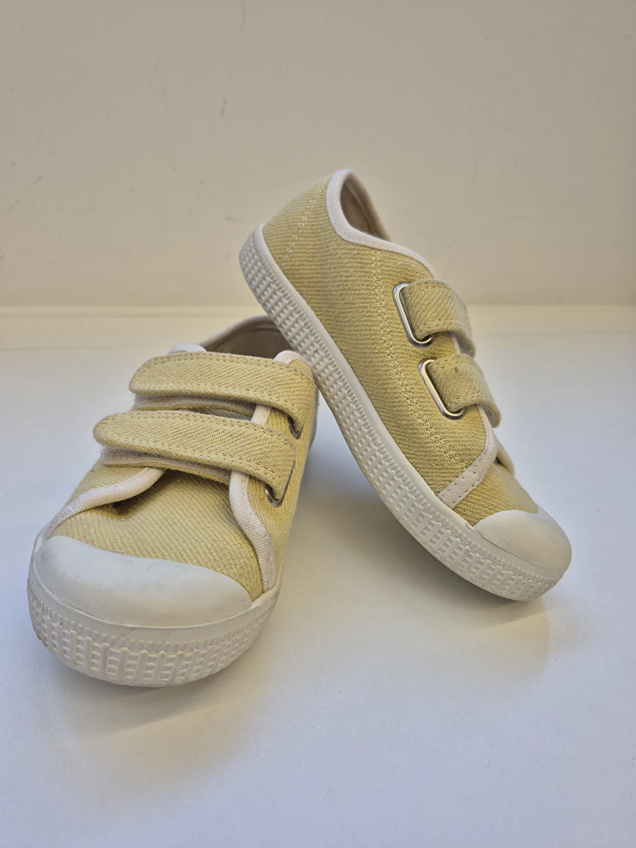 Tênis Com Velcro Mostarda Tnin 30