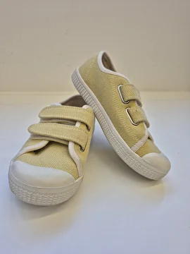 Tênis Com Velcro Mostarda Tnin 30