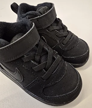 Tênis Cano Médio/Com Velcro Preto Nike 21