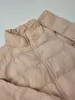 Jaqueta Com Zíper/Tipo Puffer Rosa Uniqlo 7-8 Anos