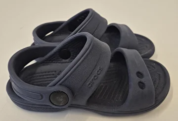 Sandália Sem Ajuste Azul Crocs C 8-9