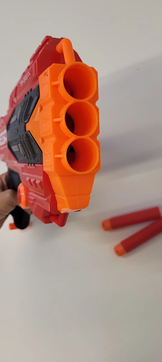 Arma Com 2 Balas/Mega Tri-Break Vermelho Nerf