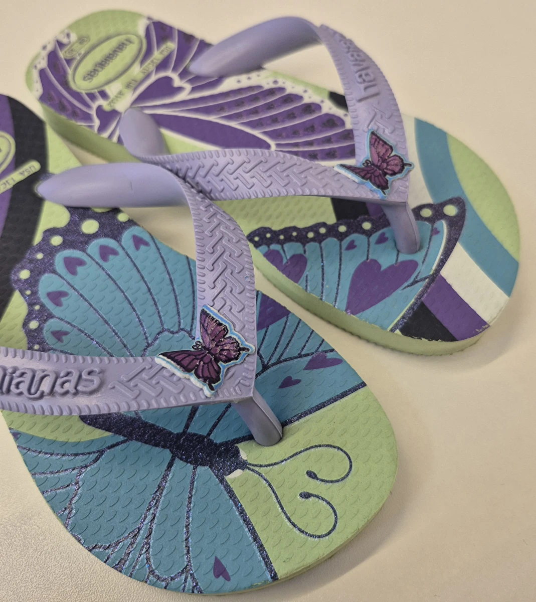 Chinelo Estampa Borboleta Lilás Havaianas 29-30