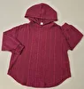 Conjunto Calça E Blusa Manga Longa Com Capuz Rosa Shein 7 Anos